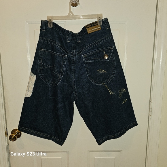 RARE Raw blue skateboard shorts - Picture 4 of 6